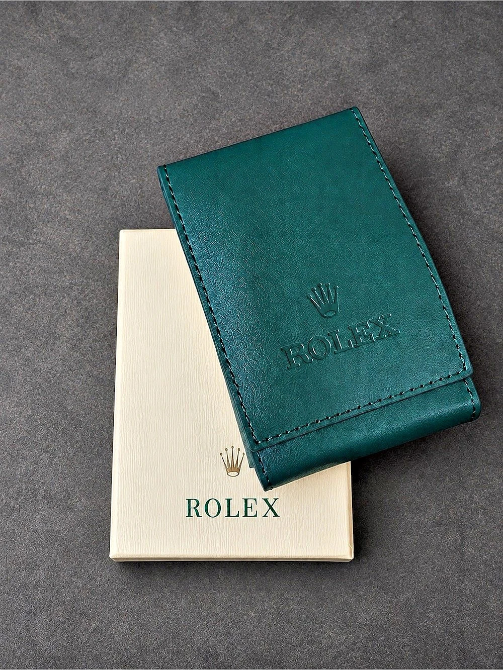 Rolex Service Watch Pouch/Travel Case Green